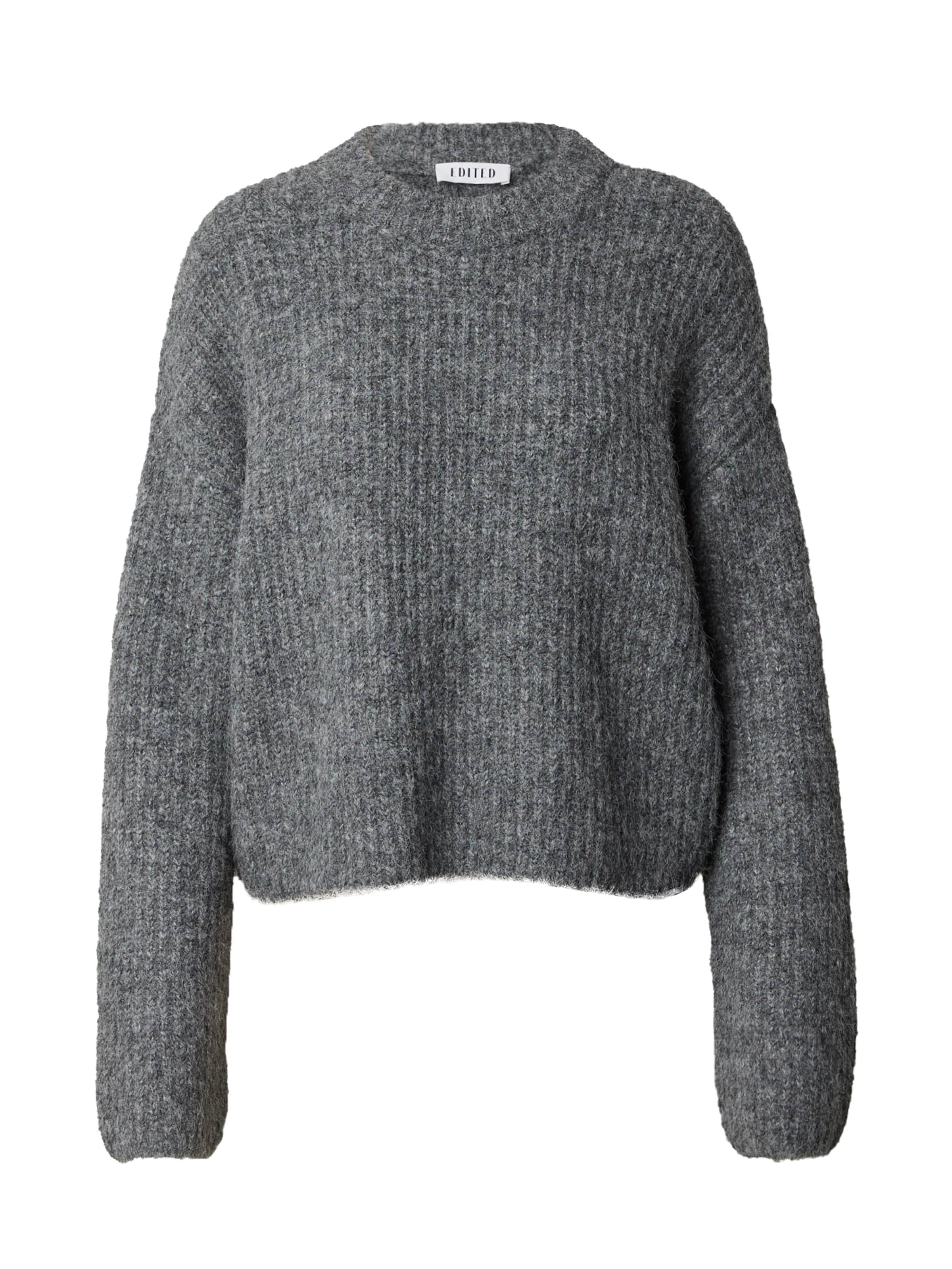 EDITED Pullover 'Salome' - in Grau: Vorderseite