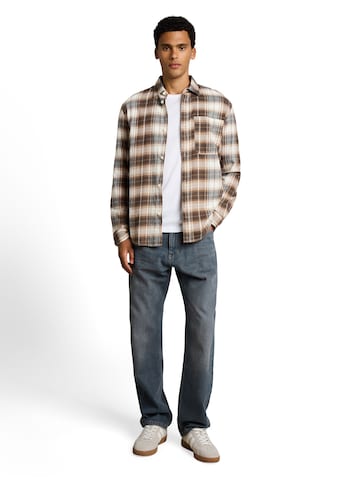 Fit confort Chemise TOM TAILOR DENIM en marron