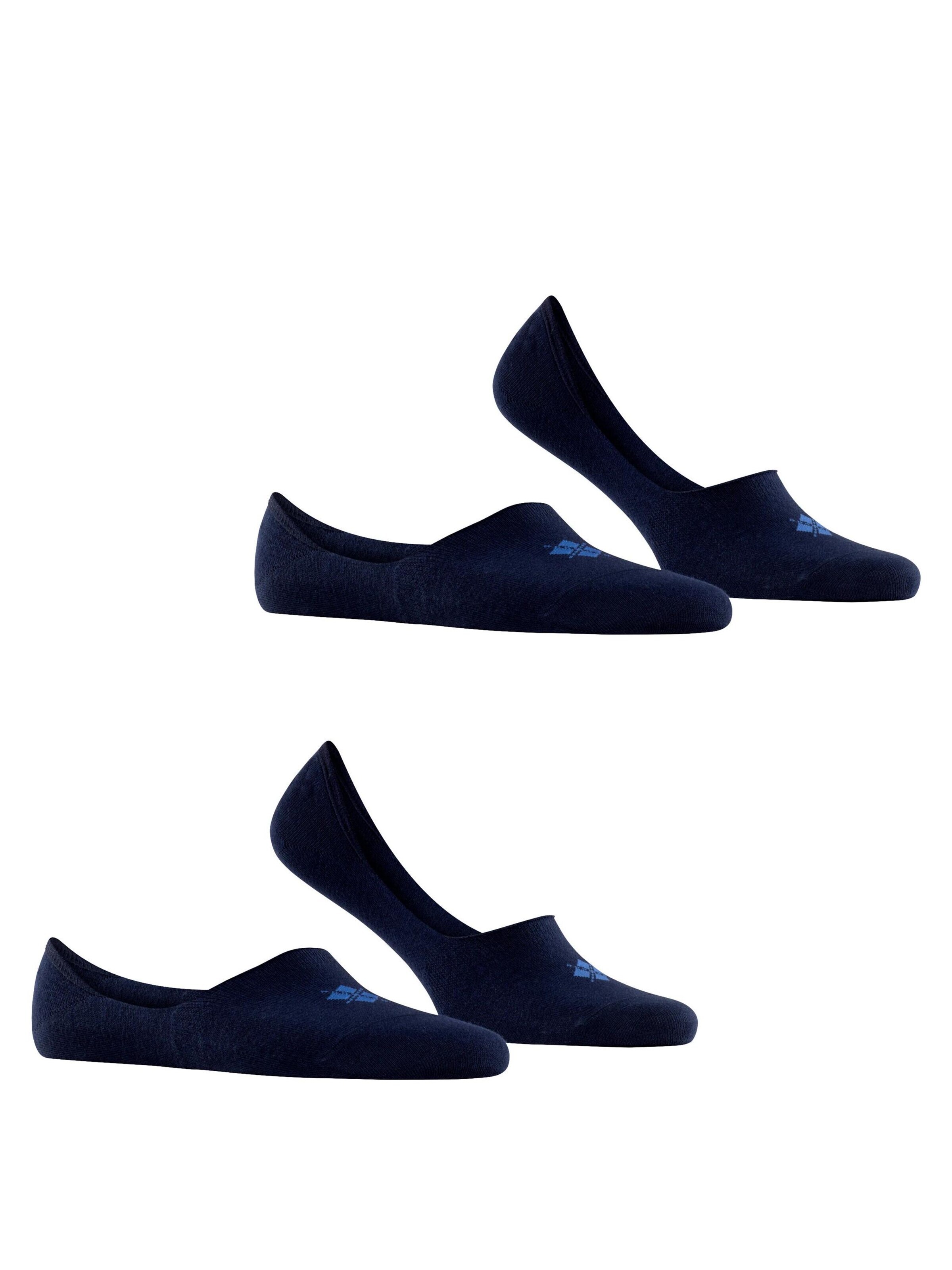 BURLINGTON Ankle Socks 'Everyday 2-Pack' in Blue