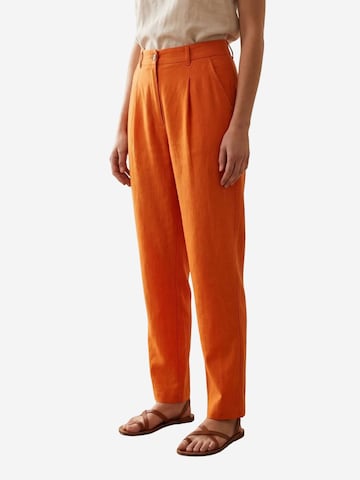 Pantalon à pince My fashion en orange : devant