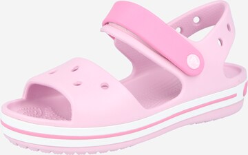 Crocs Sandals & Slippers 'Crocband' in Pink: front
