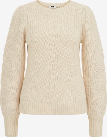 WE Fashion Sweater in Beige: front