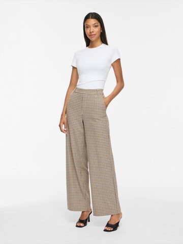 VILA - Pierna ancha Pantalón 'VIVARONE' en beige
