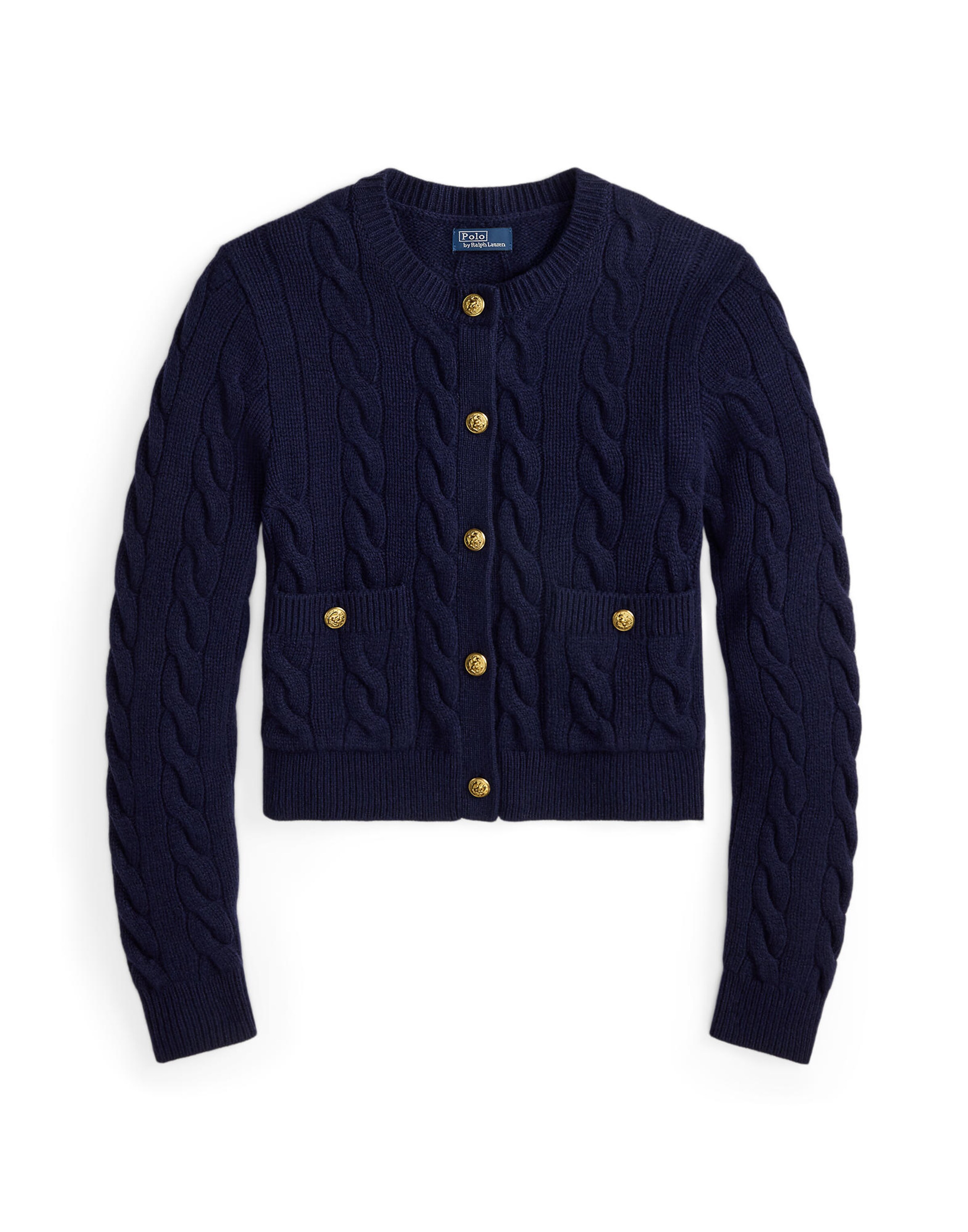Polo Ralph Lauren Вязаная кофта в Синий: спереди