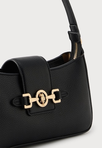 U.S. POLO ASSN. - Bolso de hombro 'ASCOT' en negro