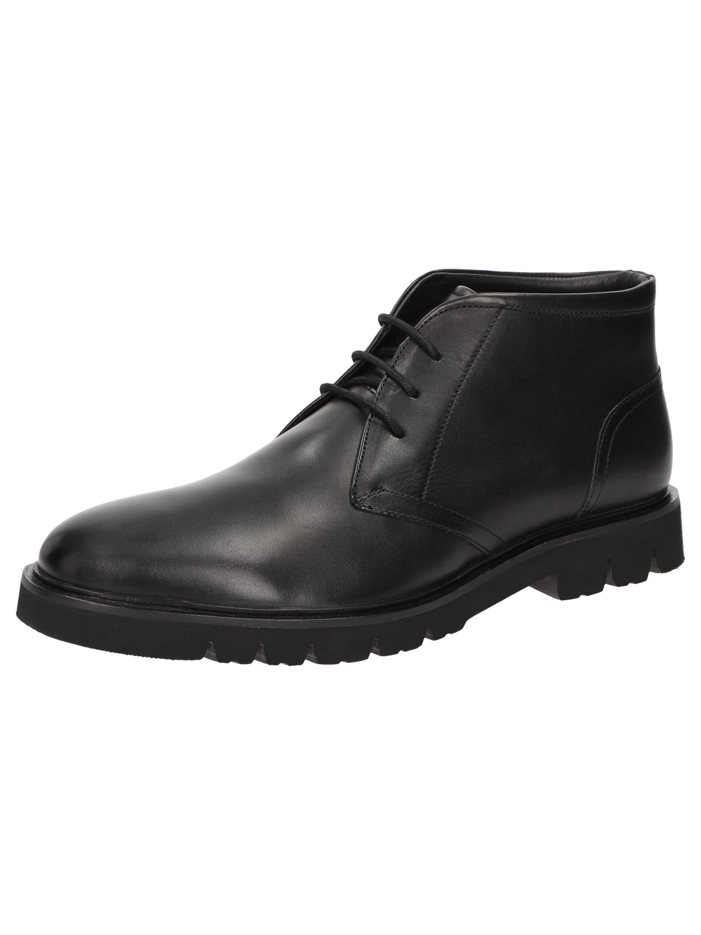 Bottines à lacets ' Rogtanos-703-WF ' SIOUX en noir : devant