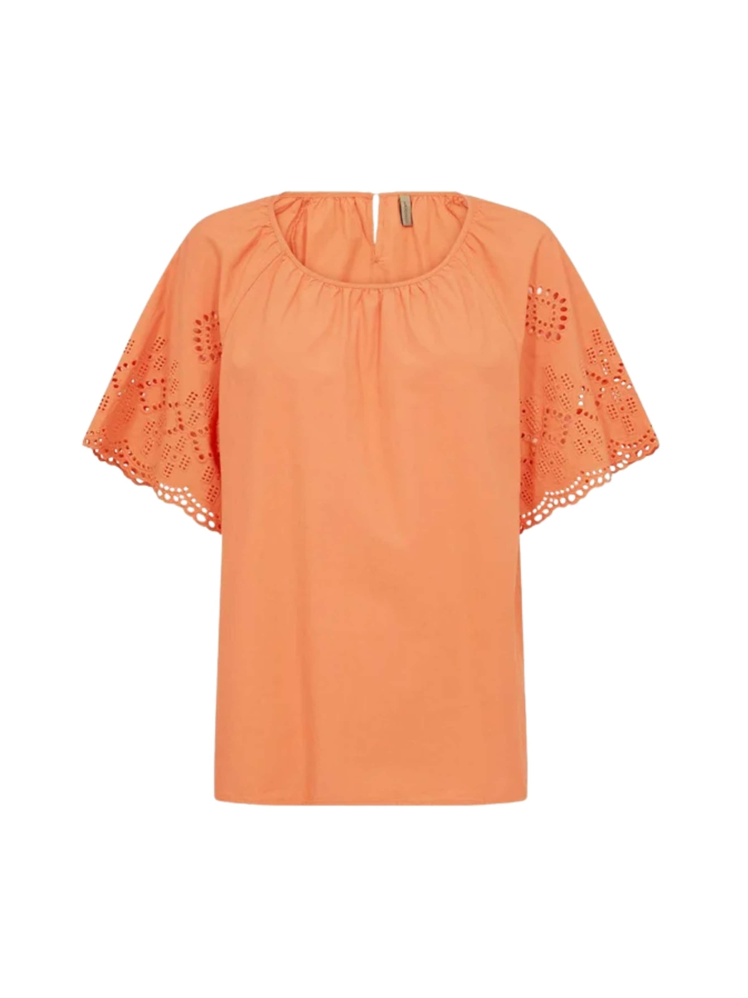 Chemisier ' SC_MILLY ' Soyaconcept en orange : devant
