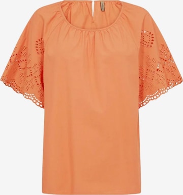 Chemisier ' SC_MILLY ' Soyaconcept en orange : devant
