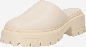 Clogs di River Island in beige: frontale