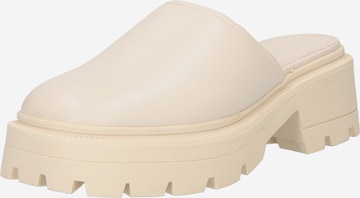 River Island Clogs in Beige: front