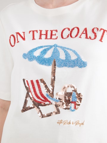 Rich & Royal Футболка 'Coast' в Белый