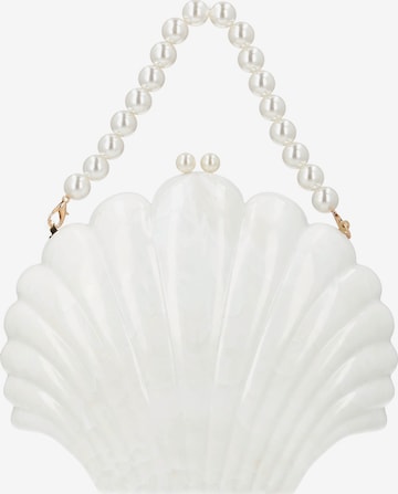 Pochette faina en blanc : devant