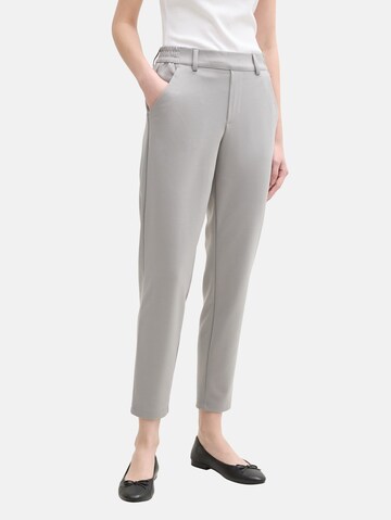 TOM TAILOR DENIM Tapered Chino trousers in Grey: front