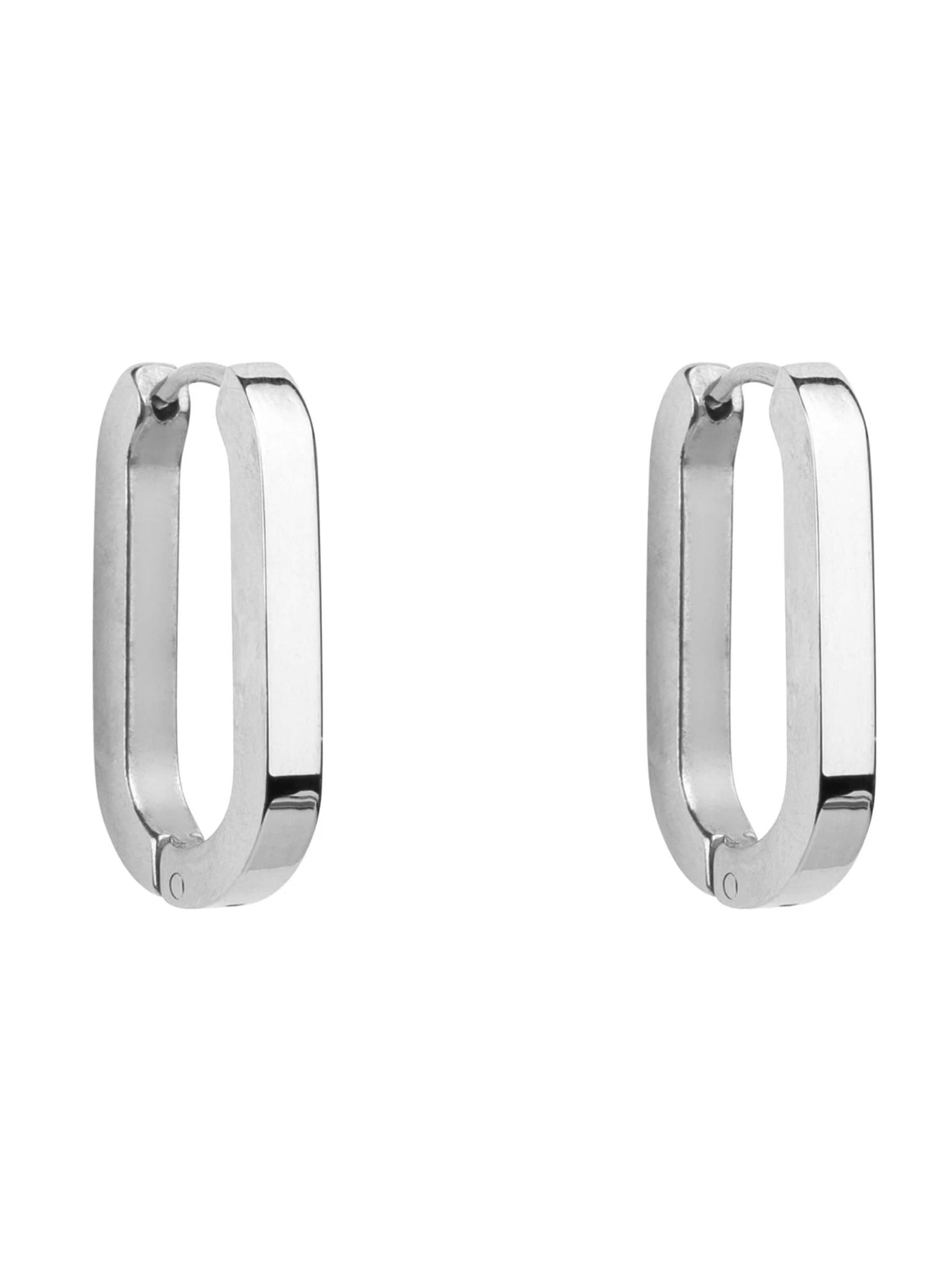 Boucles d'oreilles 'Copenhagen' Chic by Lirette en argent : devant