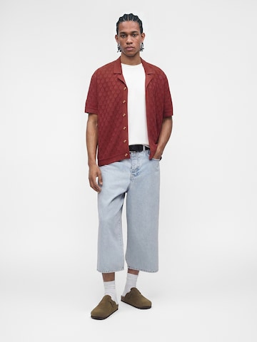 Abercrombie & Fitch Плетена жилетка 'RAFFIA' в оранжево