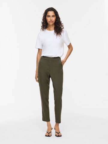 VILA - Slimfit Pantalón plisado 'VARONE' en verde
