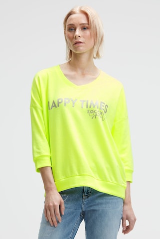 Soccx Sweatshirt in Gelb: Vorderseite