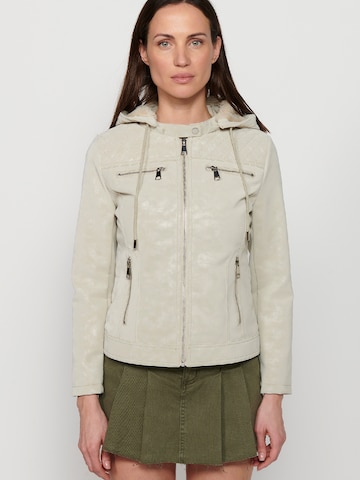 KOROSHI Übergangsjacke in Beige: predná strana