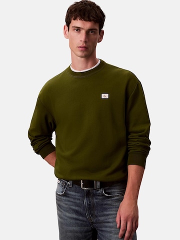 Calvin Klein Sweatshirt i grön: framsida