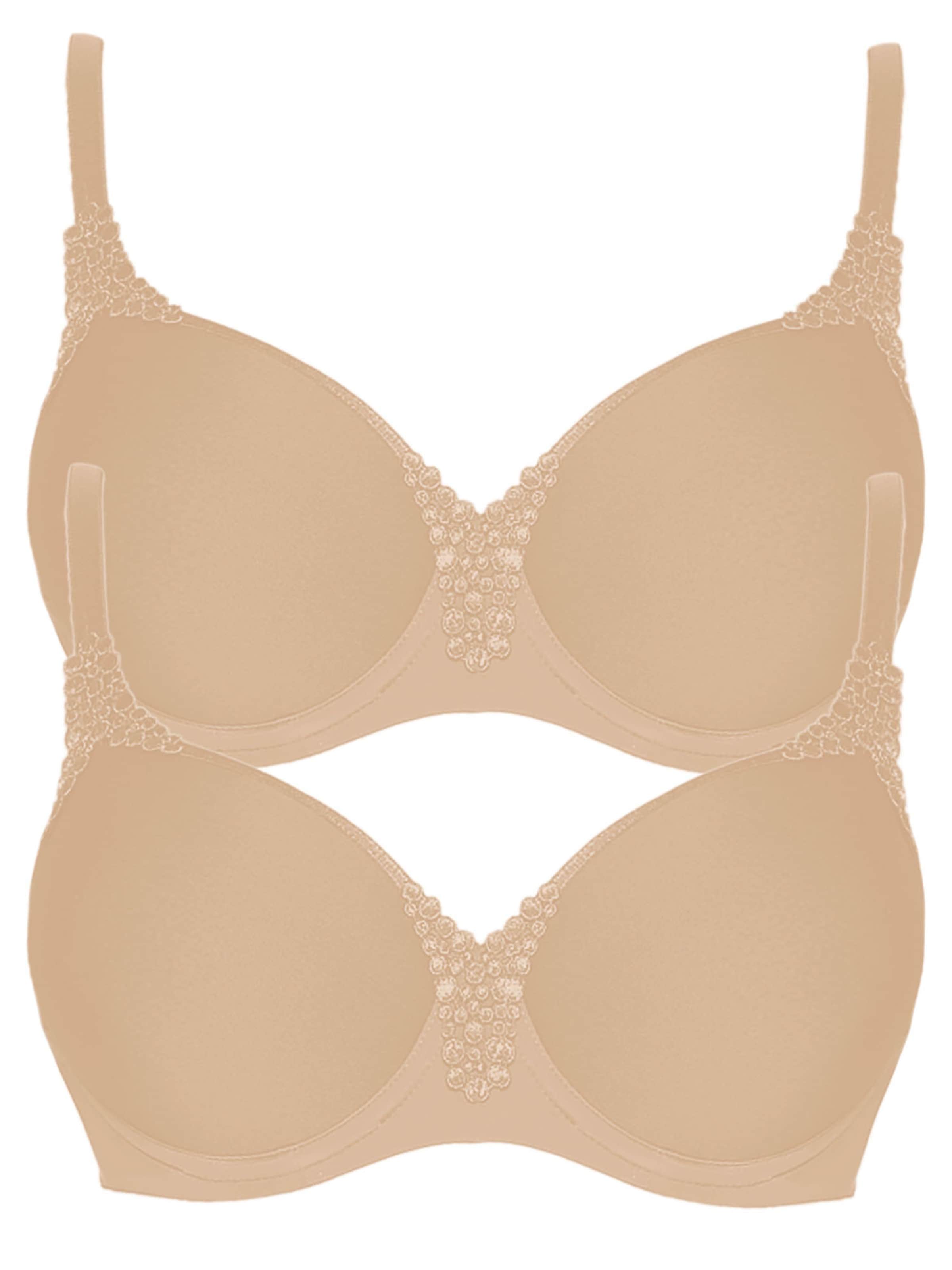 VIANIA Bra 'Carola' in Beige: front