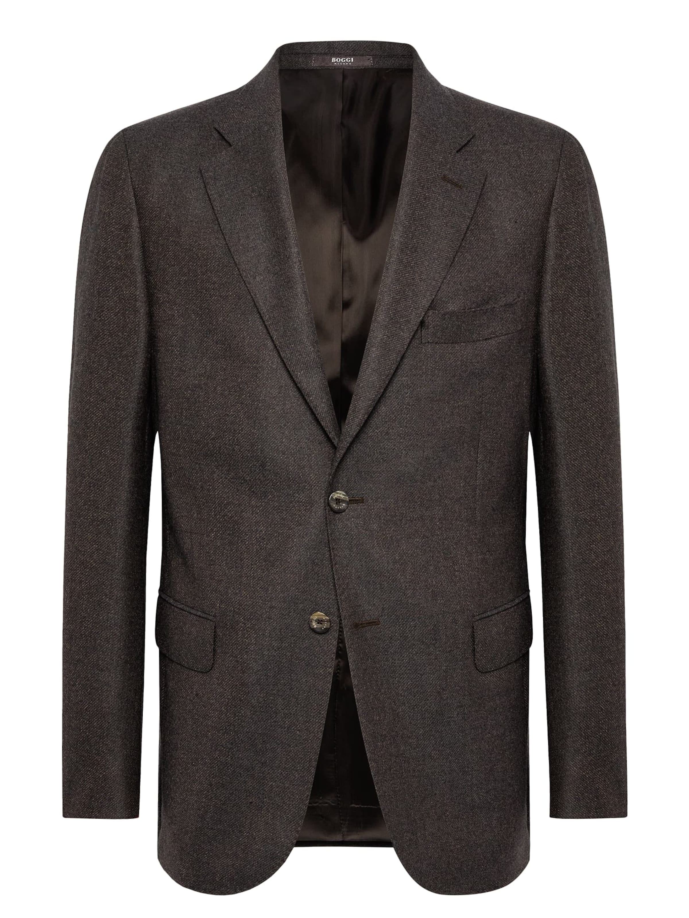Boggi Milano Regular fit Business blazer in Brown: front