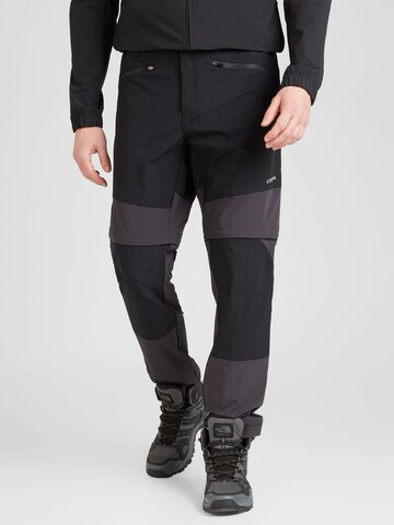 ICEPEAK Regular Outdoorbroek 'BRAHAM' in Zwart: voorkant