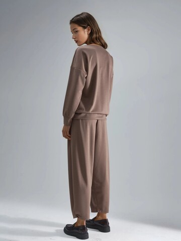 Hiccup - Calças de fato em castanho