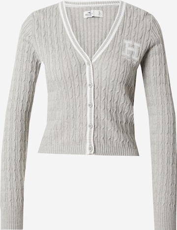 Cardigan HOLLISTER en gris : devant