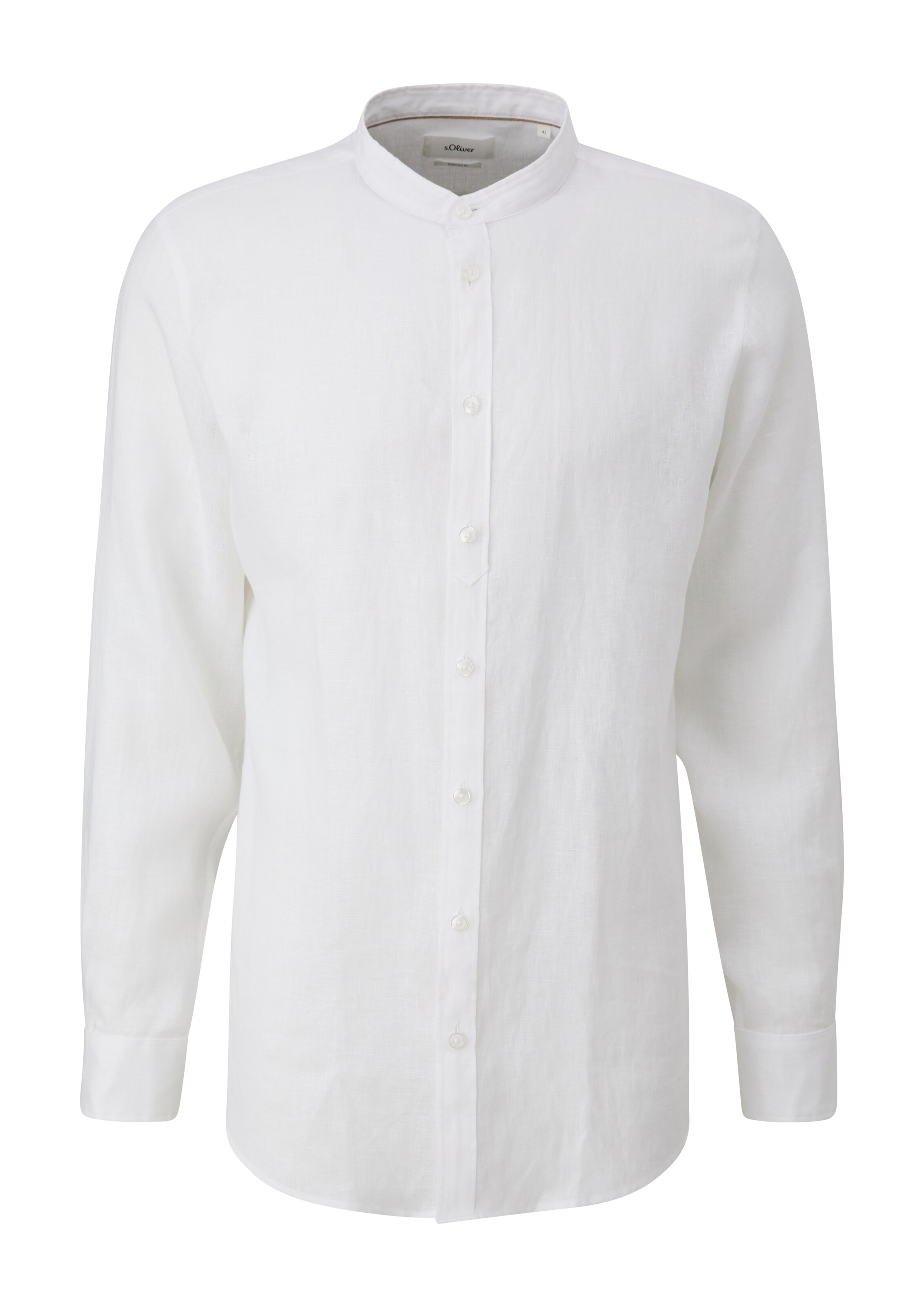 s.Oliver BLACK LABEL Overhemd in Wit: voorkant