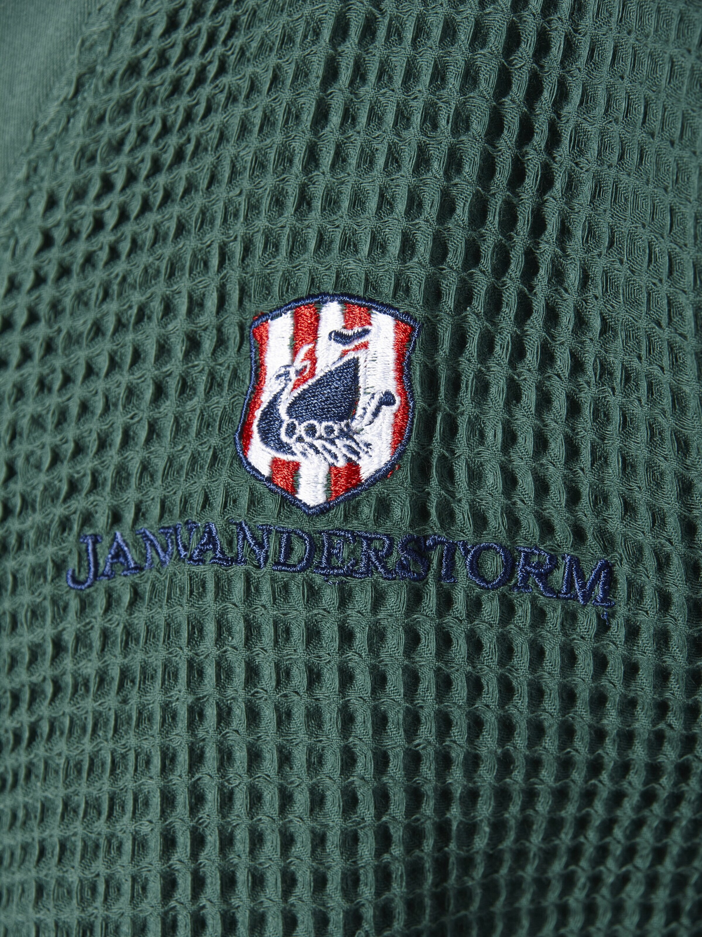 Jan Vanderstorm Long Bathrobe ' Aretti ' in Green