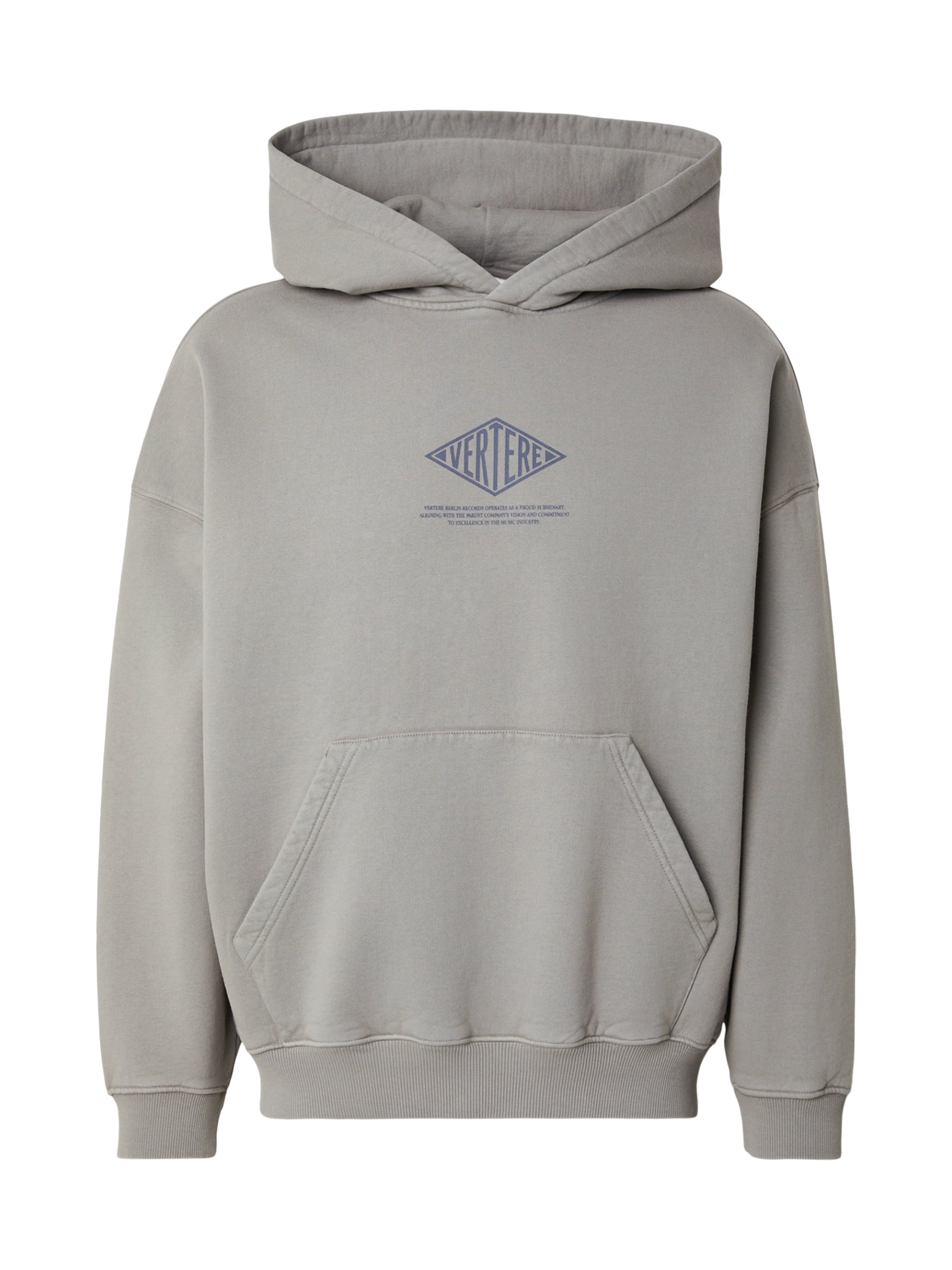 Vertere Berlin Sweatshirt 'CORPORATE' in Grau: Vorderseite