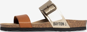 Bayton Mules 'Valence' in Brown: front