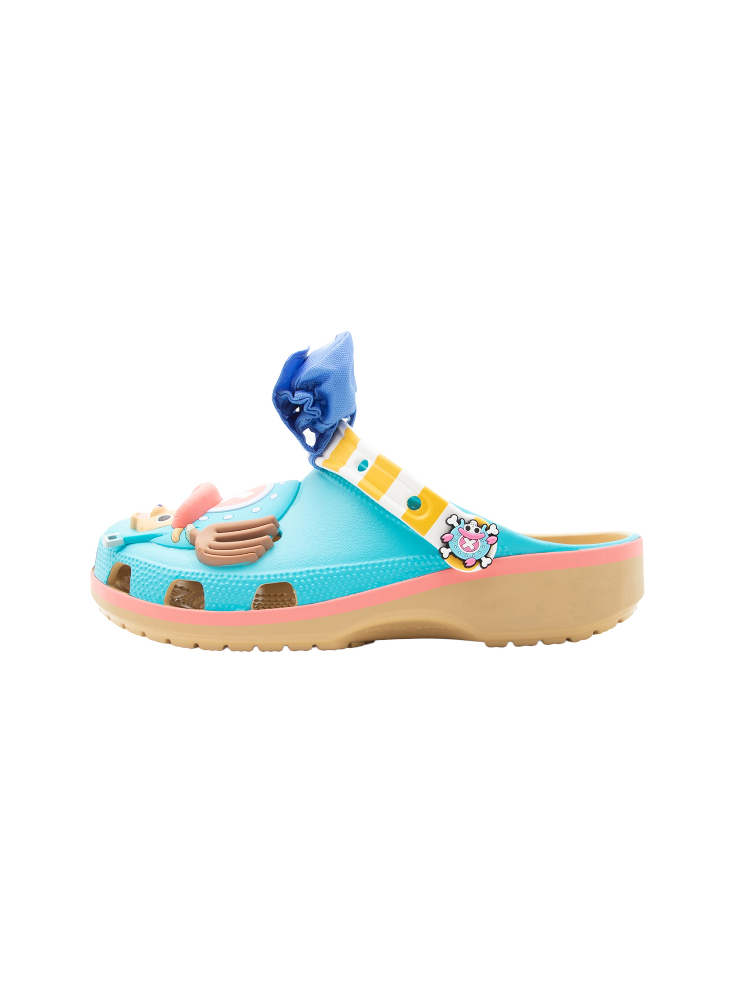 Crocs Clogs 'One Piece Chopper' in Blue: front