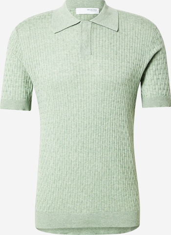 SELECTED Trui 'SLHCHANCE' in Groen: voorkant