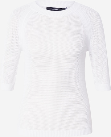 VERO MODA Sweter 'NEW LEXSUN' w kolorze biały: przód