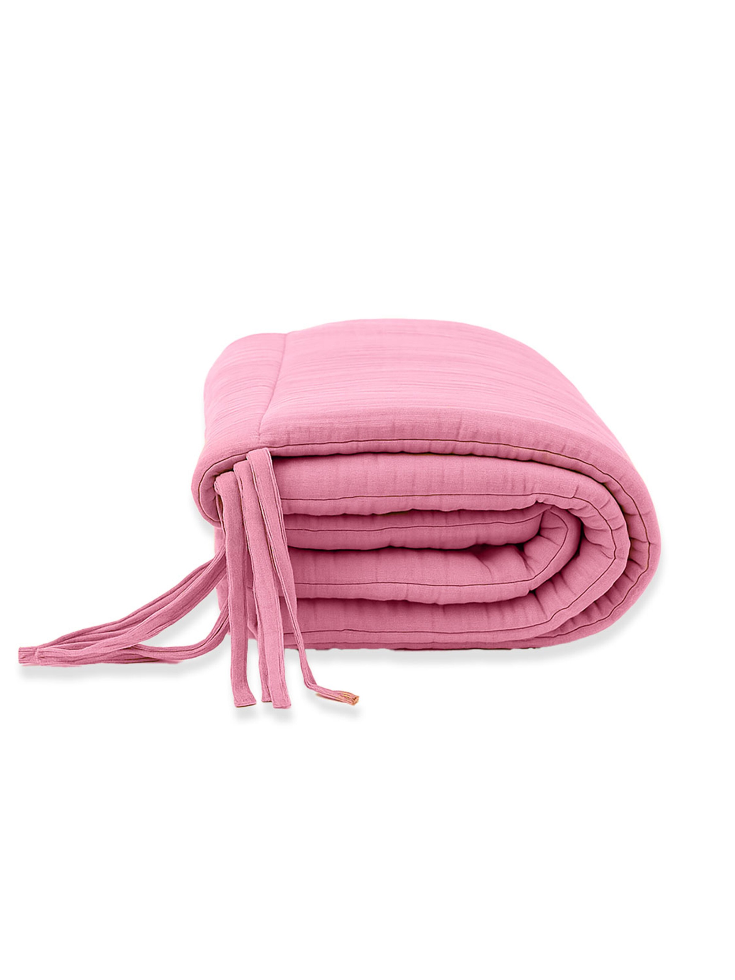 Couverture de bébé PAPATE en rose : devant