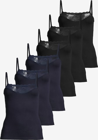 CON-TA Unterhemd 'Modal' in Blau: Vorderseite