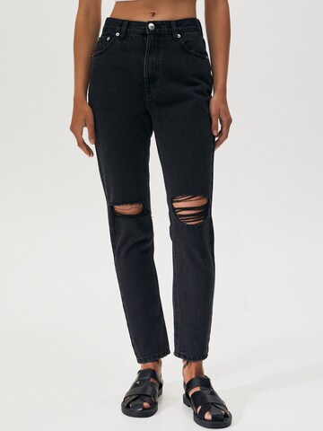 Slimfit Jeans de la Pull&Bear pe negru