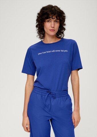 T-shirt s.Oliver en bleu : devant