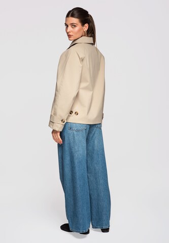 Ombre Between-seasons coat 'OW-COLC-0118' in Beige