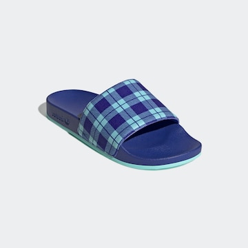 ADIDAS ORIGINALSNatikače s potpeticom 'Adilette' - plava boja