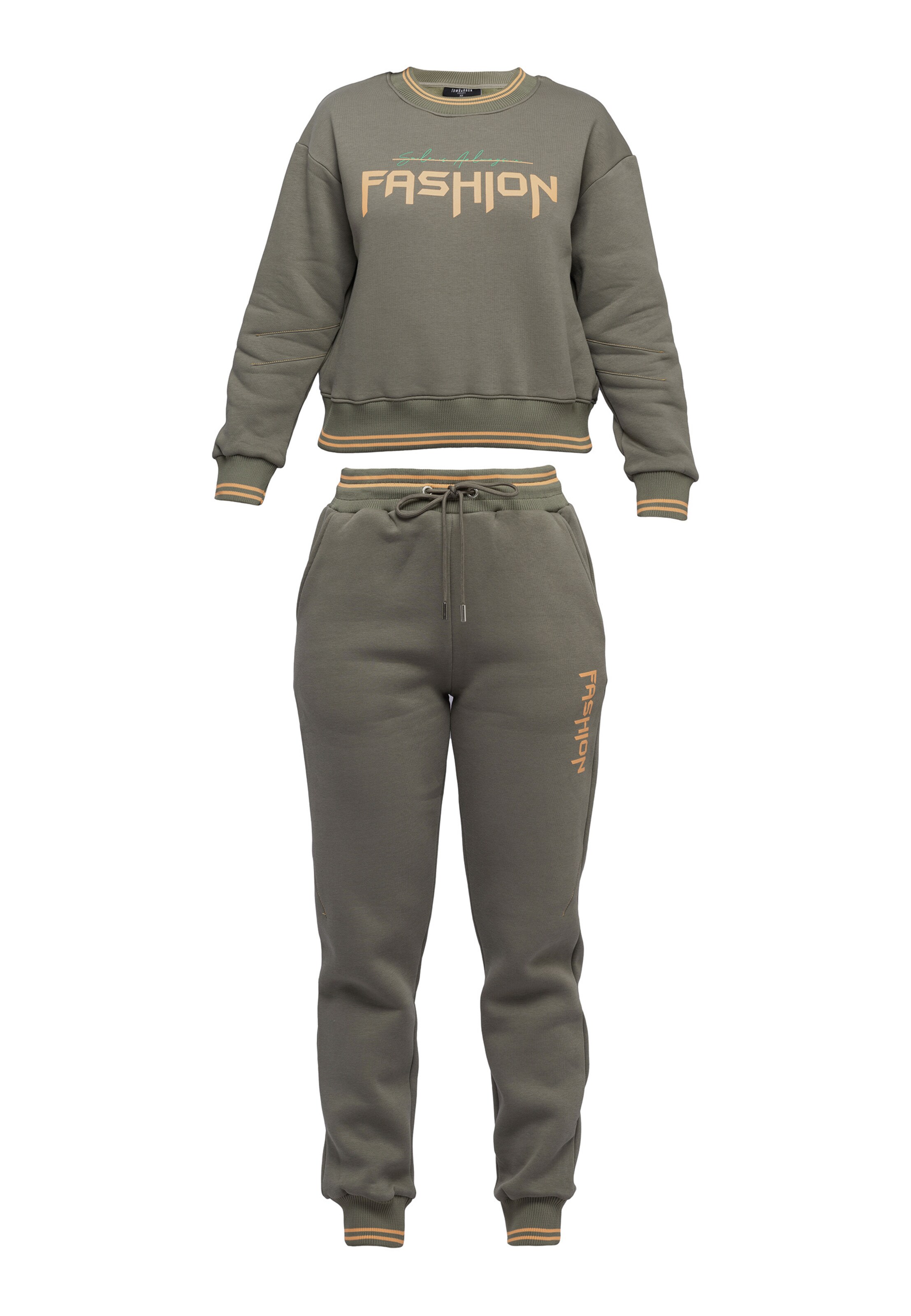 Tom Barron Trainingsanzug in khaki, Produktansicht