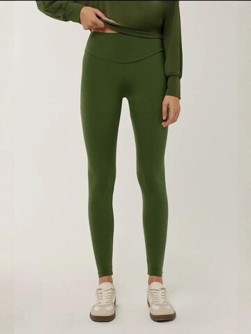 Skinny Leggings Hiccup en vert : devant