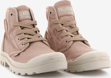 Palladium High-Top Sneakers in Pink