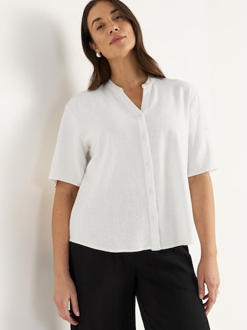 Cellbes of Sweden Blouse in Wit: voorkant