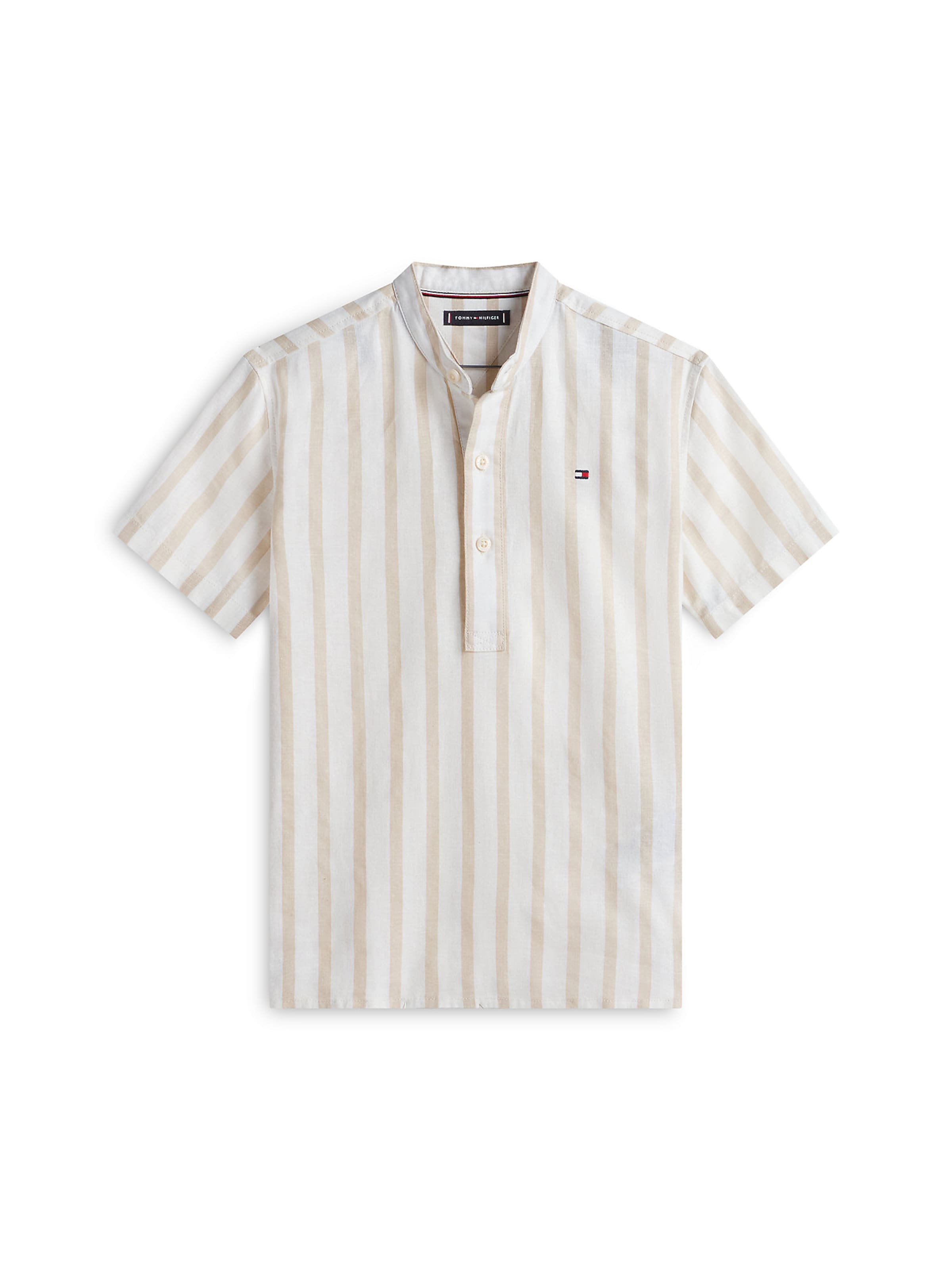 TOMMY HILFIGER Regular Fit Hemd in Weiß: Vorderseite