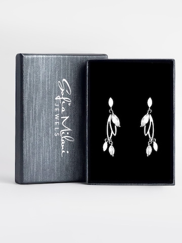 Sofia Milani Earrings 'Leaf Twig' in Silver