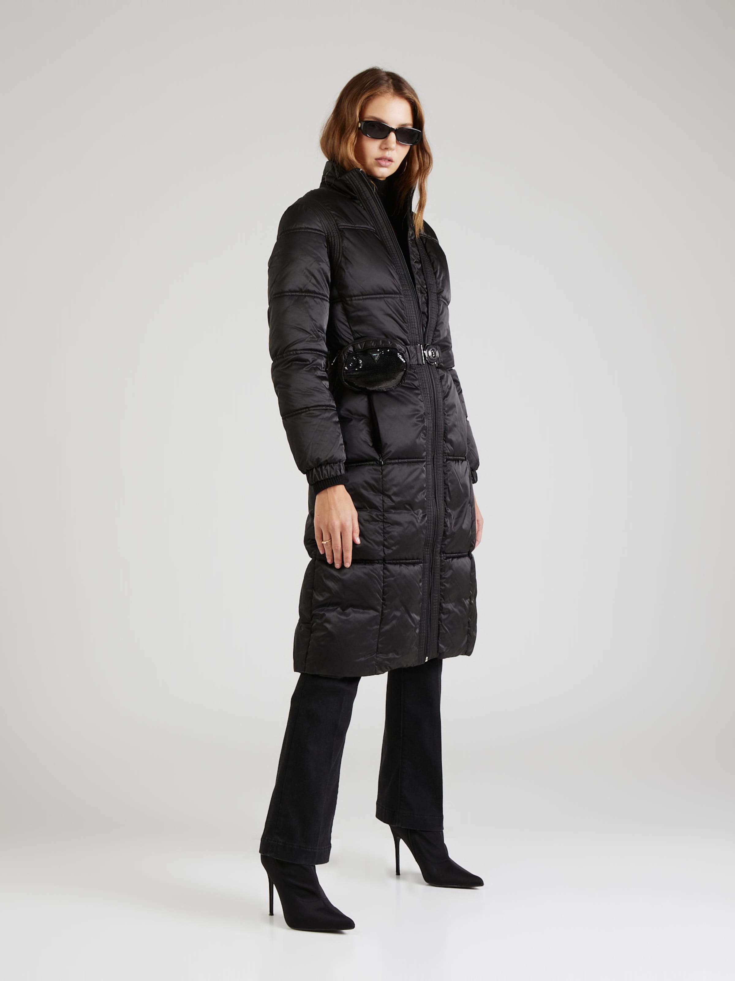 Guess black shop winter coat