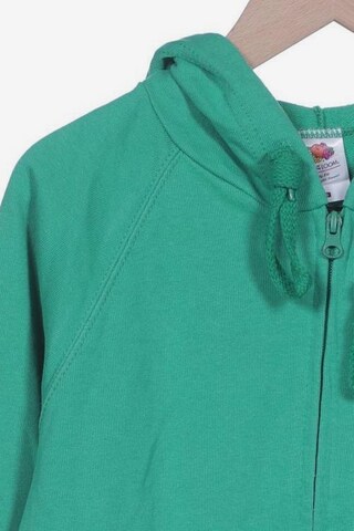 FRUIT OF THE LOOM Sweatshirt & Zip-Up Hoodie in XS in Green
