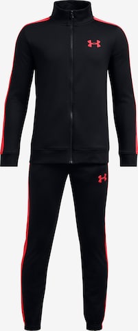 UNDER ARMOUR Tracksuit 'Rival' in Black: front